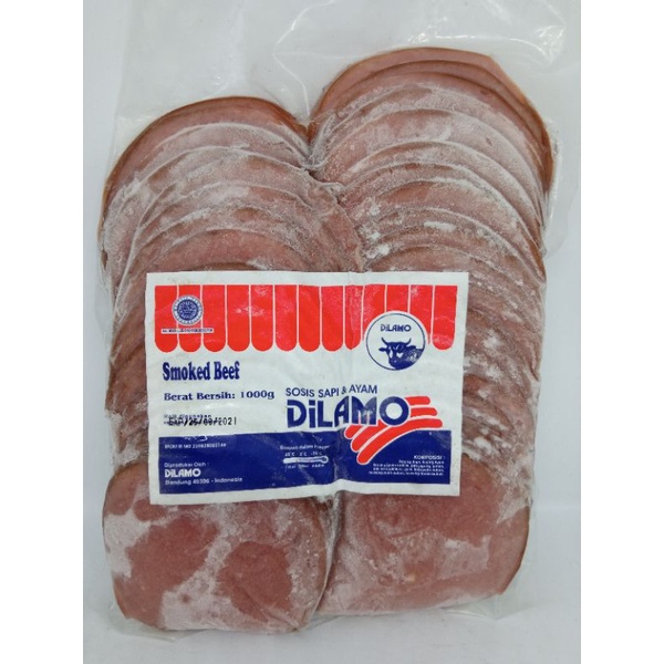 

Dilamo Smoked Beef 1 Kg Smoke Sapi Daging