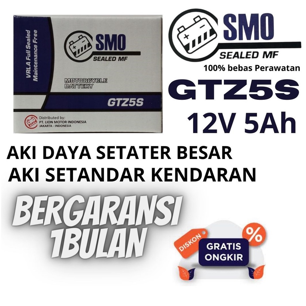Aki Motor Beat Karbu/FI,Vario 110,kualitas bagus amper besar Aki Kering MF