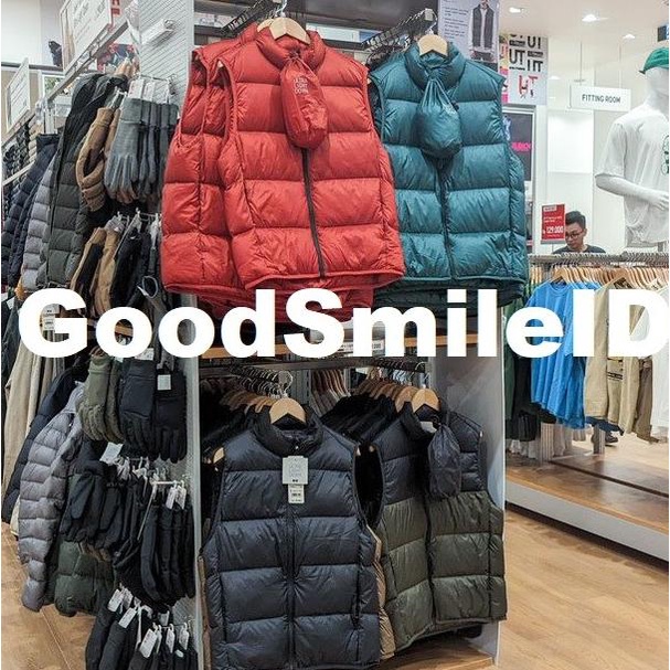 Rompi Ultra Light Down Wide Quilt Winter Vest Jaket Pria JASTIP UNIQLO