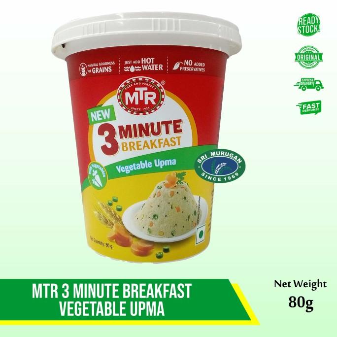 

cusss order] MTR 3 MINUTE BREAKFAST - VEG UPMA -80GR