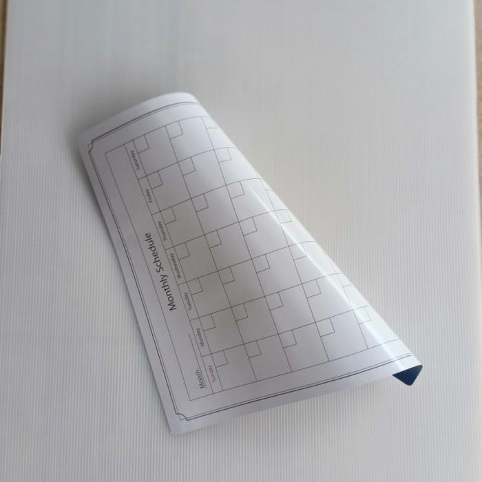 

Papan Tulis Tempel Magnetic Sheet Monthly Schedule Jadwal Bulanan