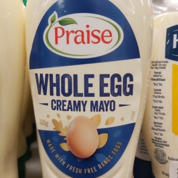 

/////] praise mayonnaise mayo whole egg 335gr salad