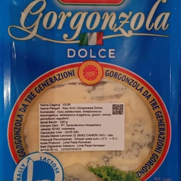 

best produk] Igor Gorgonzola Dolce Portion 200gr keju