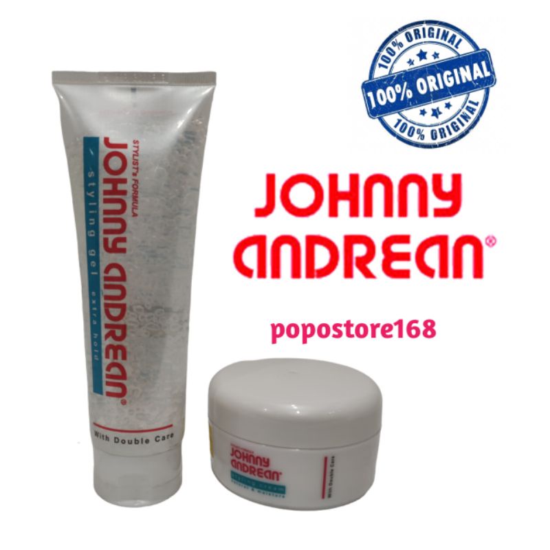 JOHNNY ANDREAN HAIR CREAM/ HAIR GEL EXTRA HOLD/ JOHNY ANDREAN STYLING CREAM/ JOHNNY ANDREAN GEL/ MIN
