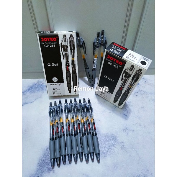 

isi 6 pcs pulpen Joyko GP-265 / pulpen gel 0,5mm