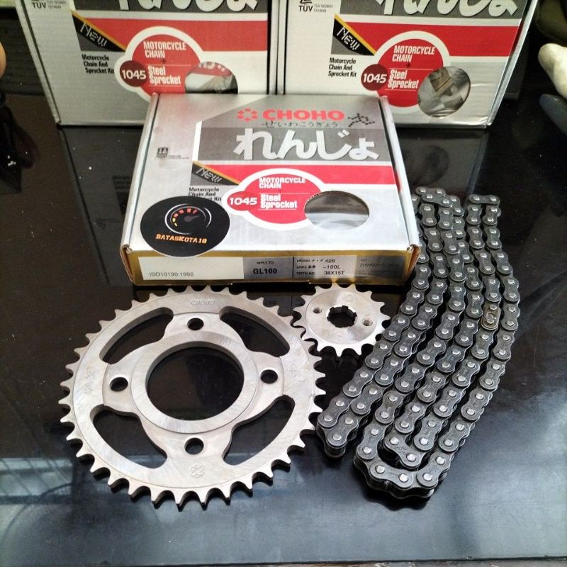 Gear Set Gir Set Ger Set Bahan Baja Gl100-Gl 100 Choho