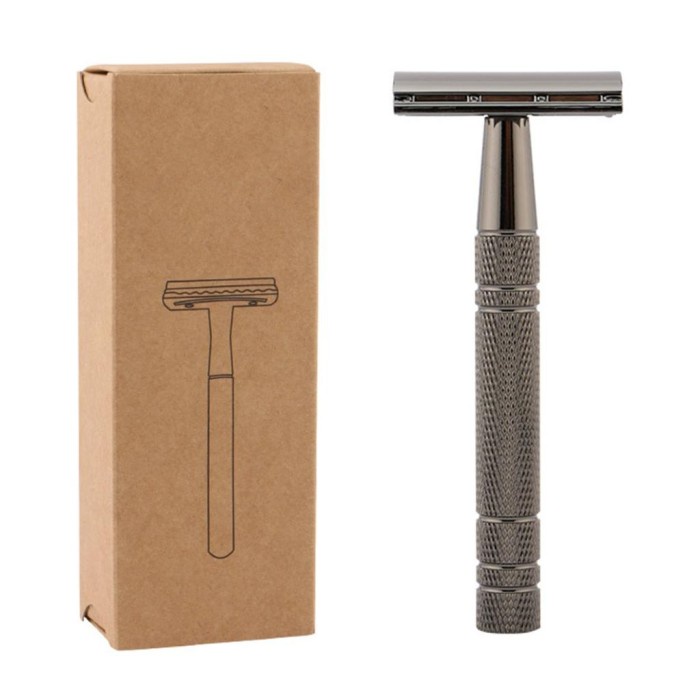 [11.6] Double Edge Safety Razor Vintage Metal Single Blade Razor