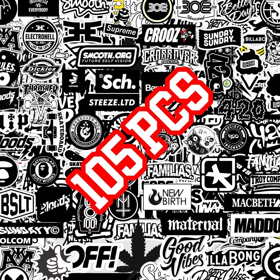 

10.10 Product HOT STIKER BRAND DISTRO MINI ISI 105 PCS TERMURAH BAHAN GRAFTAC STIKER RACING STIKER DECAL STIKER TUMBLER BUAT HP CASE PHONE MOTOR HELM KOPER LAPTOP DLL