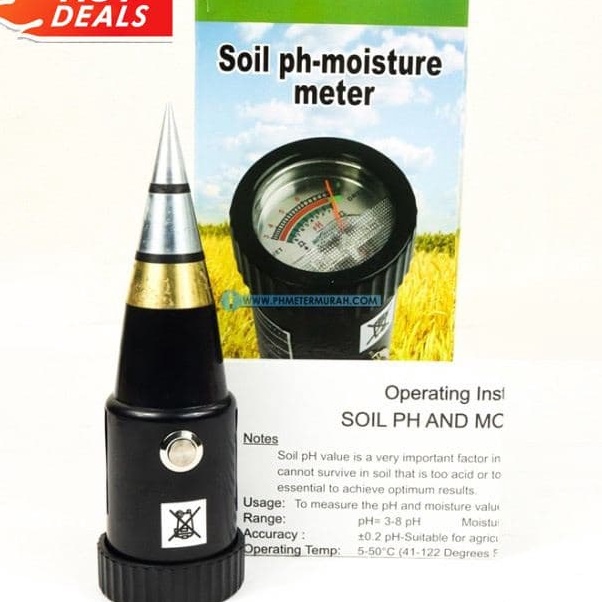 12.12 BIG SALE FASION BERGARANSI Soil pH Moisture Meter VT-05 VT05 VT 05 pH tanah Peluru Pendek KS05