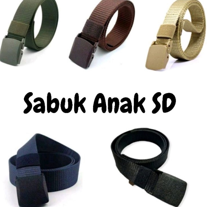 NXXG9714 MEGA SALE  Sabuk SD - Ikat Pinggang Anak Sd - Ikat Pinggang  sekolah SD Motif Polos