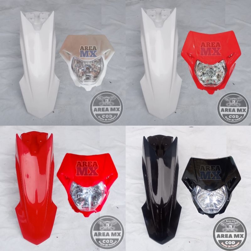 Spakbor Depan CRF 150 Dan Batok Lampu Depan CRF 150L Spakbor CRF 150L Headlamp CRF 150 L