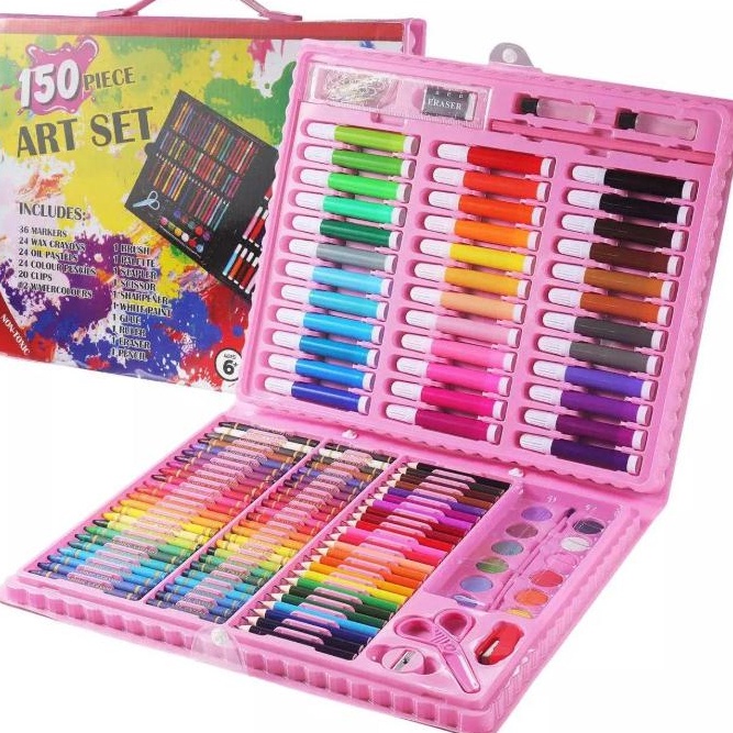

➭➱✥❄ PENSIL WARNA 150PCS - ALAT TULIS SET CRAYON COLOURING SET 150PCS ART Bayar Di Tempat