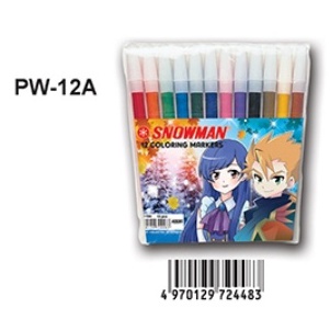 

RVVK3290 COD SPIDOL SNOWMAN 12 Set WARNA WARNI PASTEL PW-12A MARKER PW 12A MURAH AWET GROSIR ATK ECERAN SEKOLAH