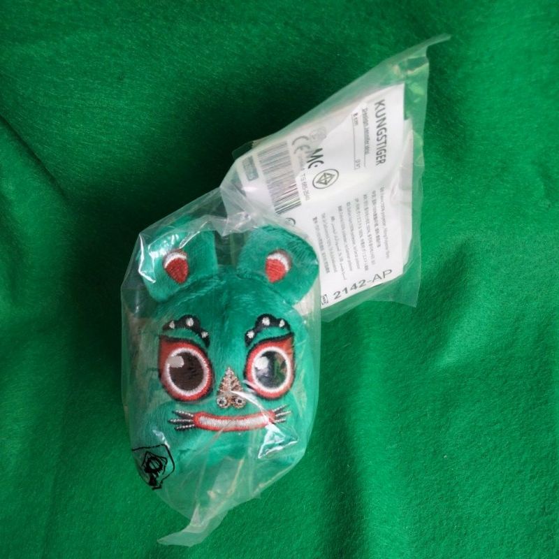 boneka kecil Dino hijau green Barongsai dinosaurus IKEA PL