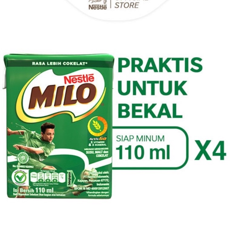 

Ready Stock Milo Activ-Go Minuman Mengandung Susu dan Cokelat UHT Multipack 110ml x4 Hot Sale