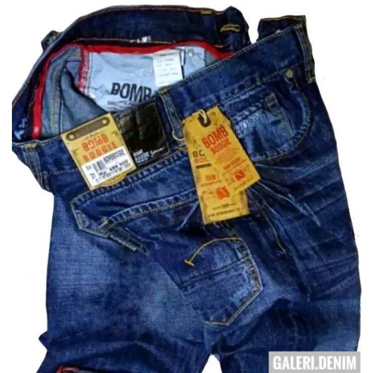 HOT 10.10  LAGI PROMO CELANA JEANS BOMBOGIE CELANA JEANS BOMBOGIE PRIA CELANA JEANS PANJANG BOMBOGIE
