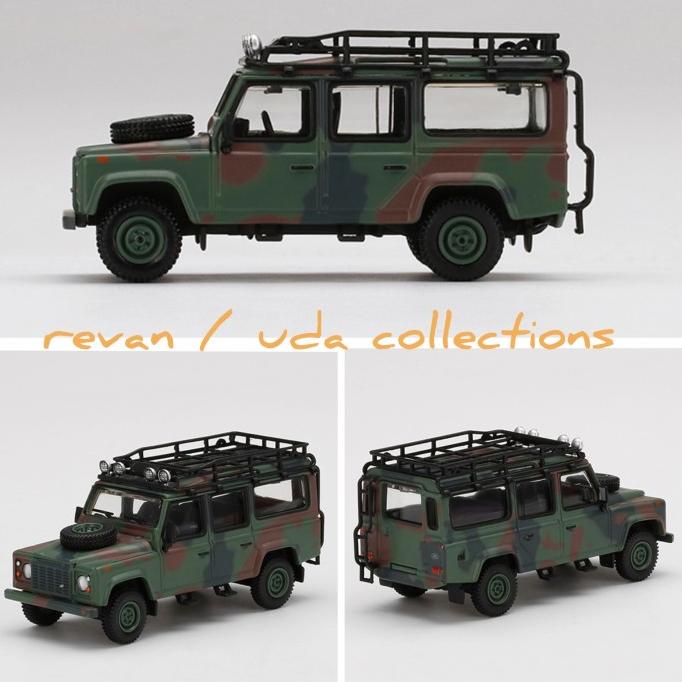 MiniGT Mini GT 237 Land Rover Defender 110 Military Camouflage