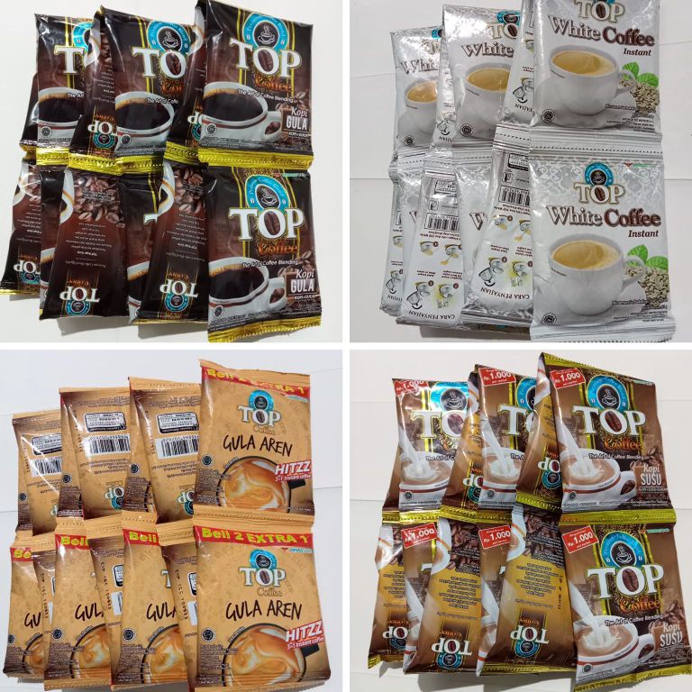 

BIG DISCOUNT⚡ top coffe gula aren top kopi 1 renceng 15 sacchet @22g