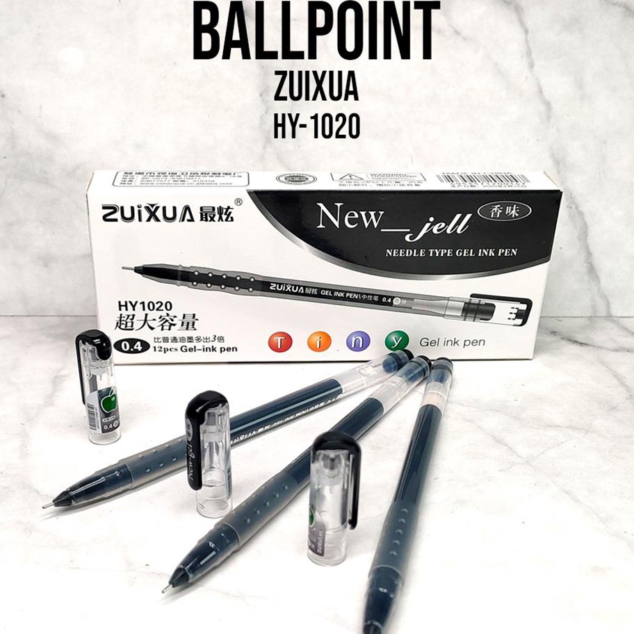 

XXNY0310 (COD )NEW_PRODUCT Pulpen / 12pcs pulpen gel office / ballpoint / Pulpen gel ZUIHUA HY1020