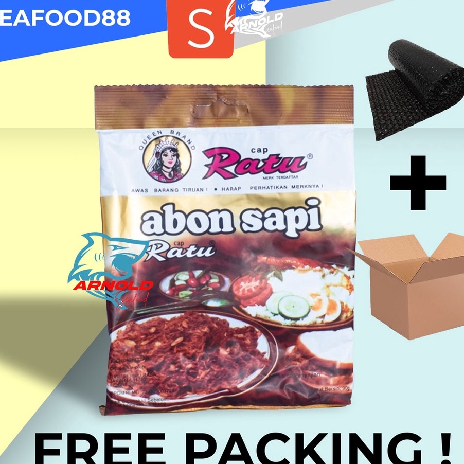 

VTKN2484 9.9 BRANDS FESTIVAL Abon Sapi Cap Ratu 1 Bungkus 90 gr