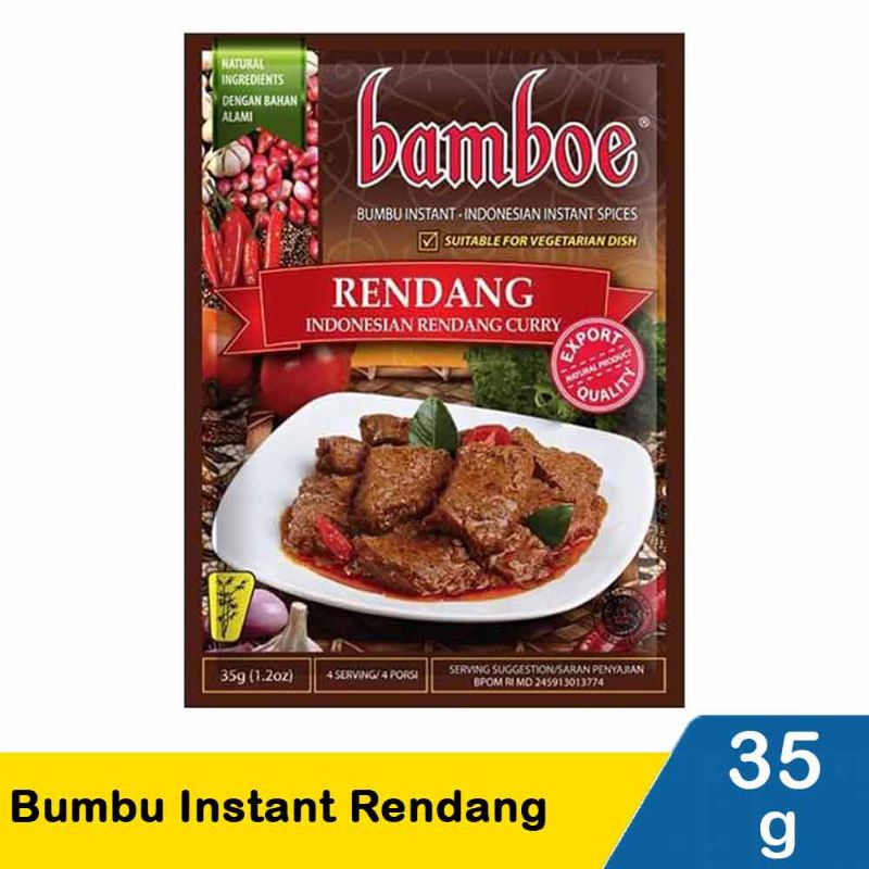 

Bamboe Bumbu Instant Rendang 35G