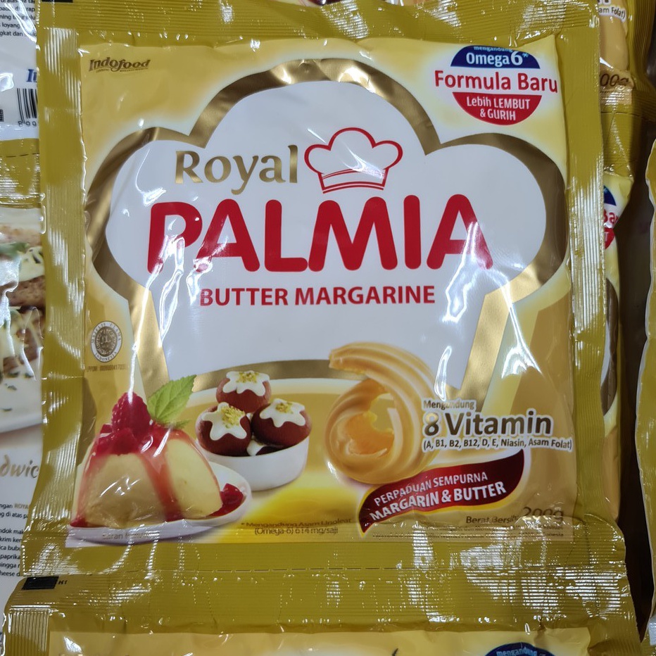 

➜♪✲❊ Margarine ROYAL PALMIA 200gr sachet butter & margarin blend Ready