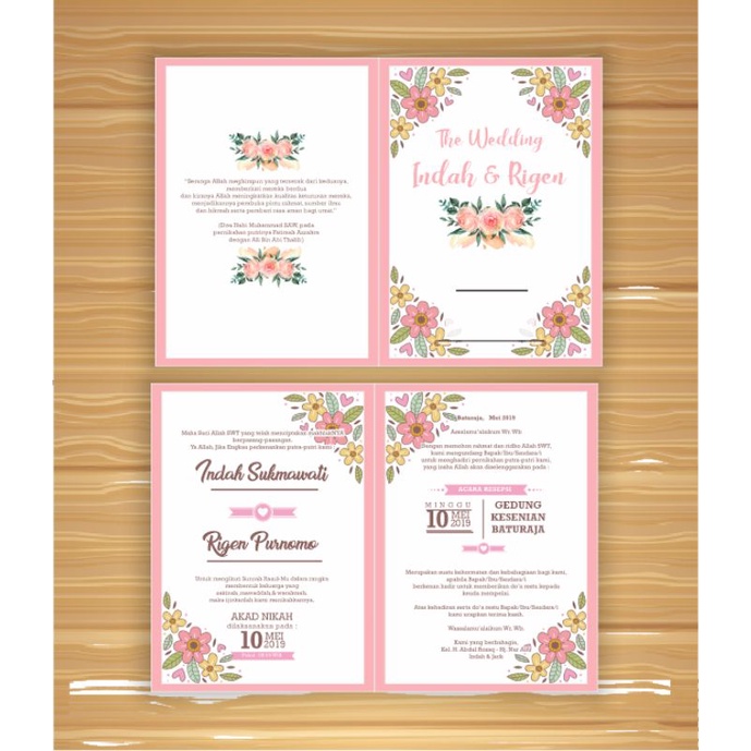 

Undangan Pernikahan Khitan Tasyakuran Murah Meriah Besar Custom