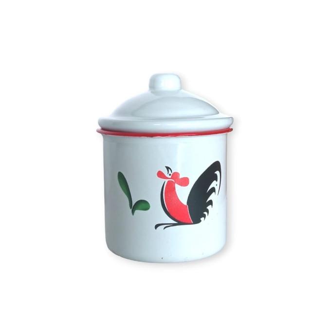 @=@=@=@=] Mug Enamel 8cm Jago Putih