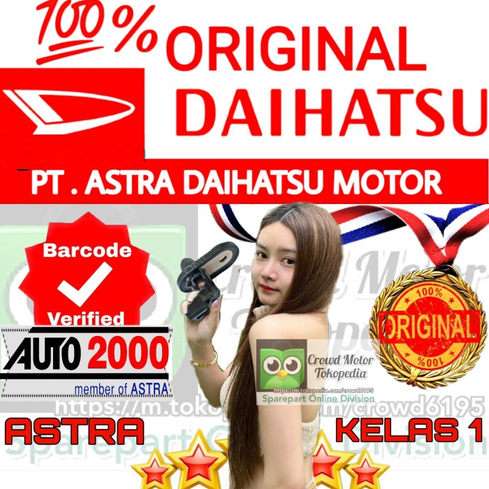Switch Pintu Suit Pintu Gran Max Luxio Ori Daihatsu 100% Kode Br06