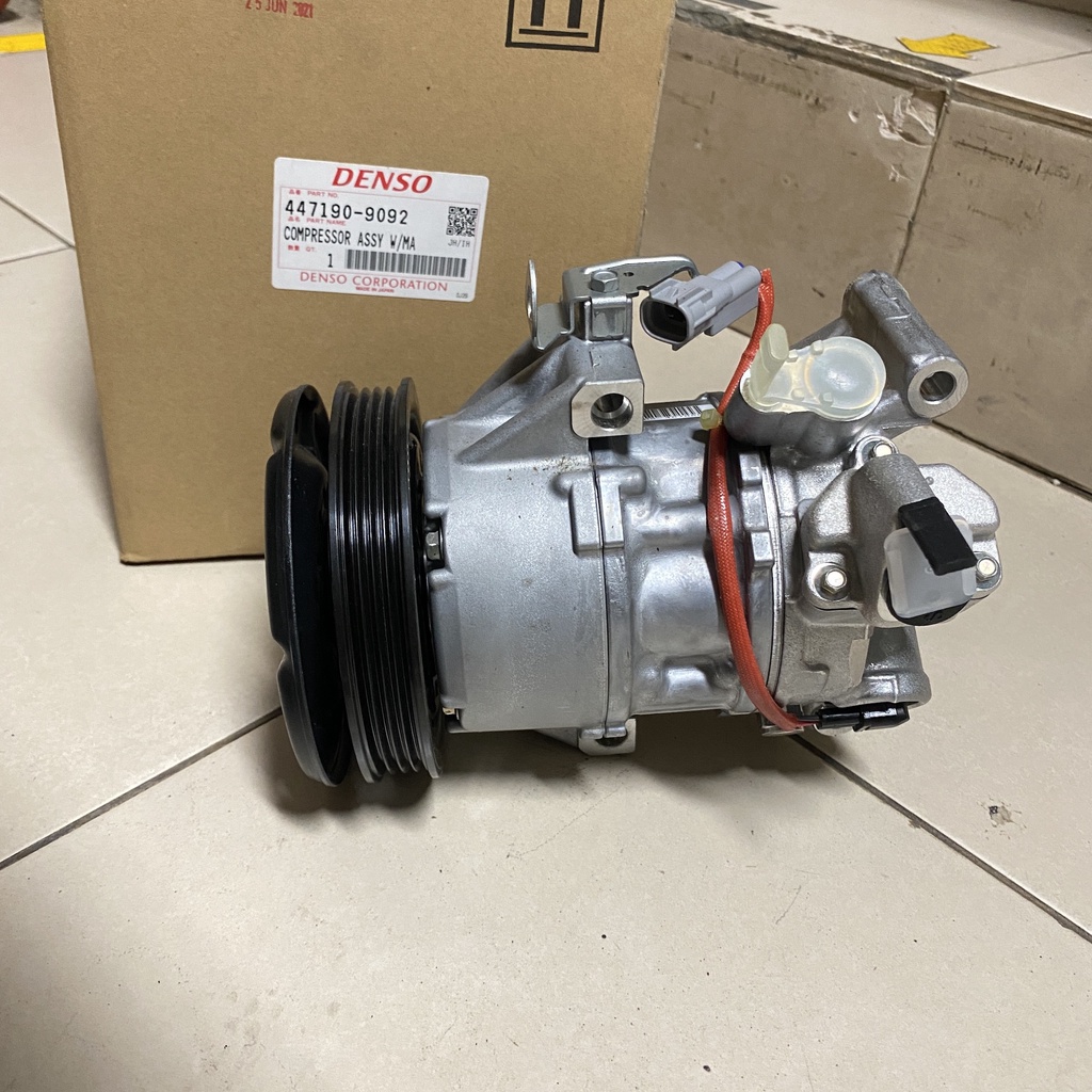 Kompresor Compressor Toyota IST 4PK Ori Denso 9092