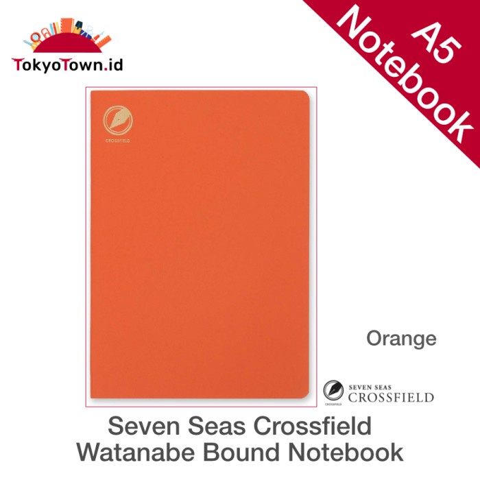 

Terlaris Seven Seas Crossfield Watanabe Bound Notebook Tomoe River