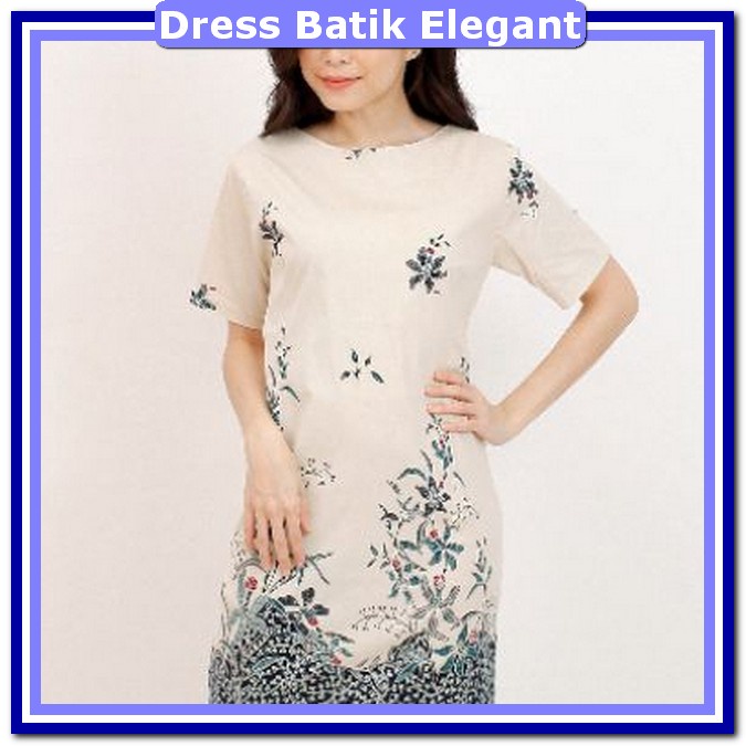 Tunik Terbaru 2023 Kekinian Import Motif Bathik Drreas Baju Batik Modern Anak Perempuan Remaja Motif