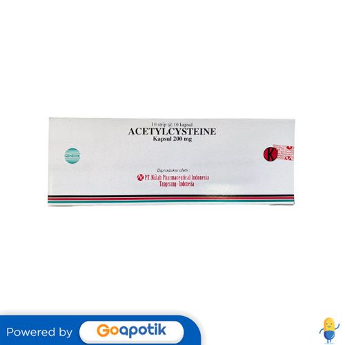 ACETYLCYSTEINE NULAB 200 MG BOX 100 KAPSUL
