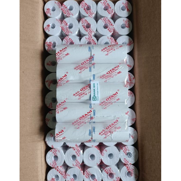 

[ART. Q24E] KERTAS THERMAL STRUK EDC BRI 58x33 AGEN BRILINK/LOGO BRI (1 Pack)