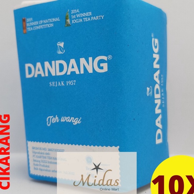 

➥❇❋ Teh Dandang Biru 10 Pcs X 40 gram Baru