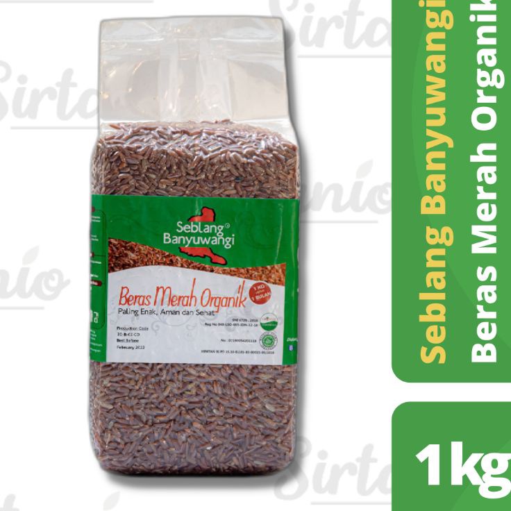 

QSKT4898 (COD )NEW_PRODUCT SEBLANG BANYUWANGI - BERAS MERAH ORGANIK 1KG [Beras Diet, Beras Sehat, Beras Organik, Beras Diabetes, Beras Banyuwangi]