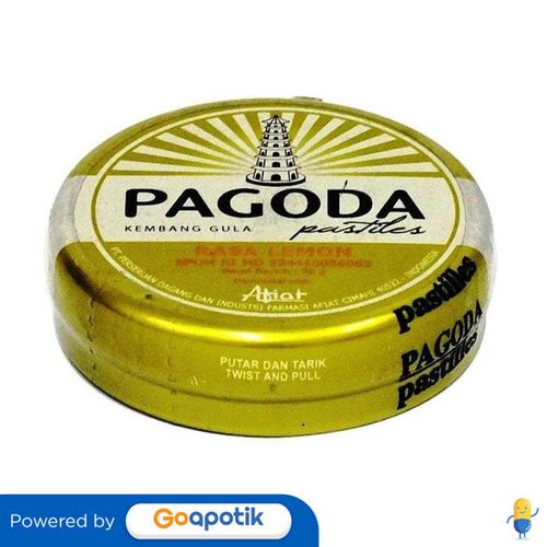 

PAGODA PASTILLES RASA LEMON 20 GRAM KALENG