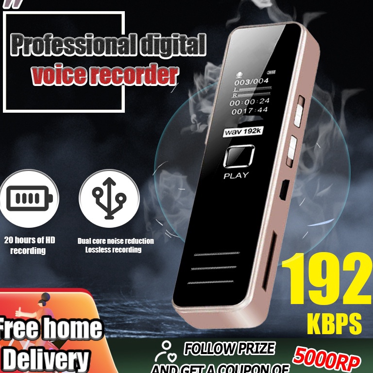 HARGA BERSAHABAT Voice Recorder Spy Recording Pen Recorder  Mp3 Player Perekam Suara Recorder Voice 