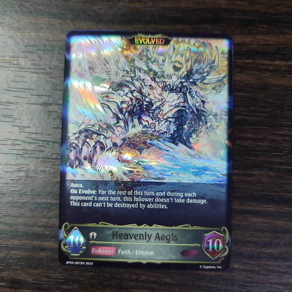 shadowverse heavenly aegis (evolved) BP02 L original