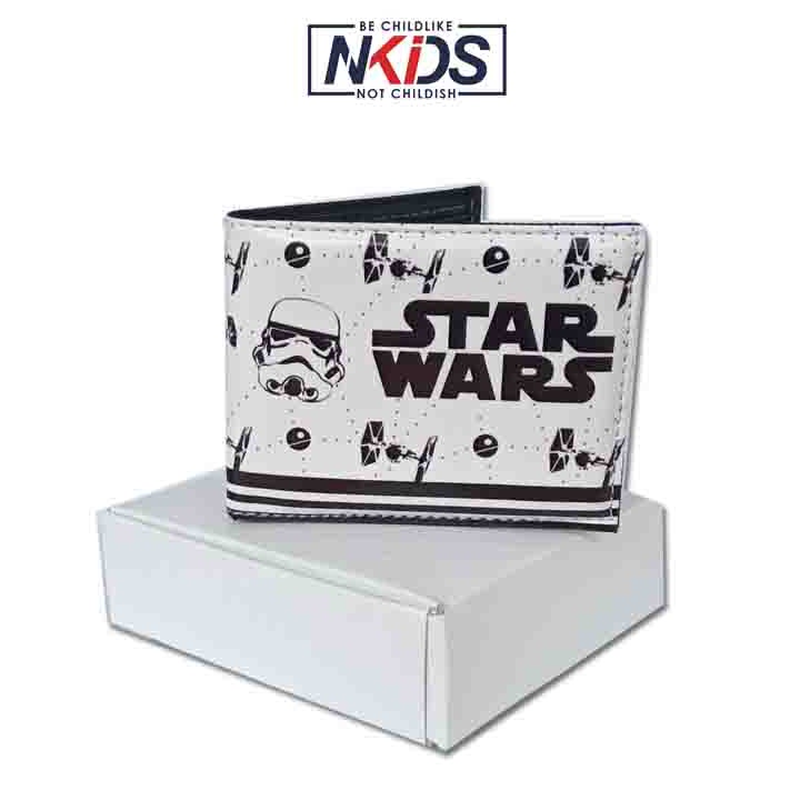 CMJX9772 Dijamin Ori Dompet Anak Laki-laki Bahan Kulit Sintetis dengan Dus Box Warna Putih Motif