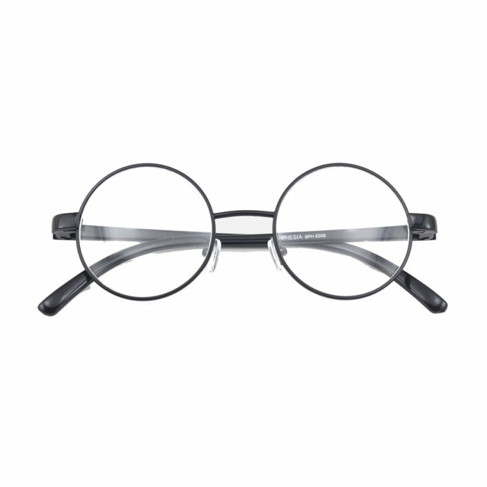 Frame Kacamata Pria Bulat