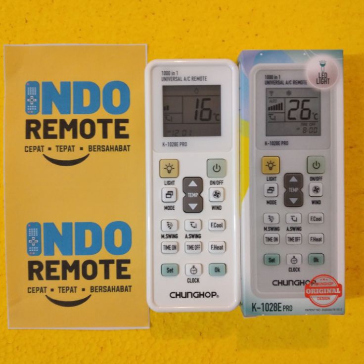 - Nc REMOTE AC MULTI CHUNGHOP UNIVERSAL K-1028E PRO ⁂