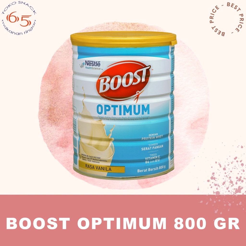 

Boost Optimum 800Gr. Susu Bubuk. Kaleng