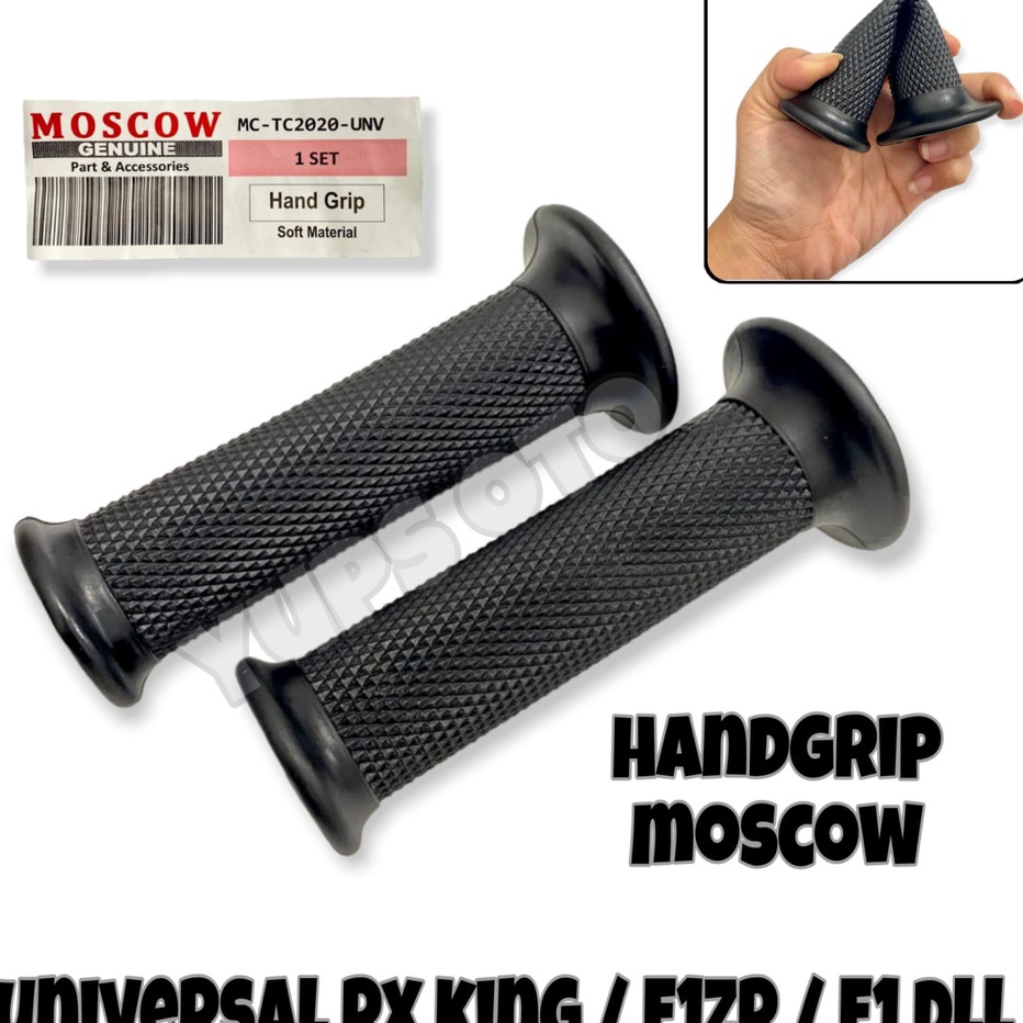GRIP RX KING GRIP RXKING HITAM MOSCOW HANDGRIP RXKING NEW F1ZR F1 JUPITER Z HANDFAT MOTOR VARIASI HA