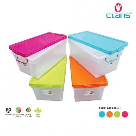 Terlaris Claris Container Box Nexis Kotak Penyimpanan 66 Liter 1022 (By Gojek)