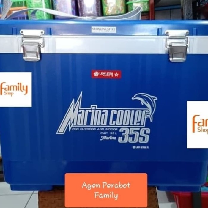 Terlaris Lion Star Cooler Box Marina 35S (33 Liter) Kotak Es Krim Serba Guna