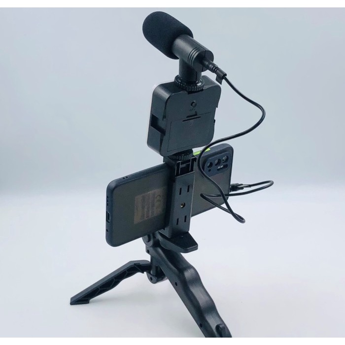 TRIPOD HP VLOGER LED AY49 / TRIPOD MINI UNTUK LIVE VIDEO MAKING KIT