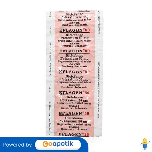 EFLAGEN 50 MG STRIP 10 TABLET