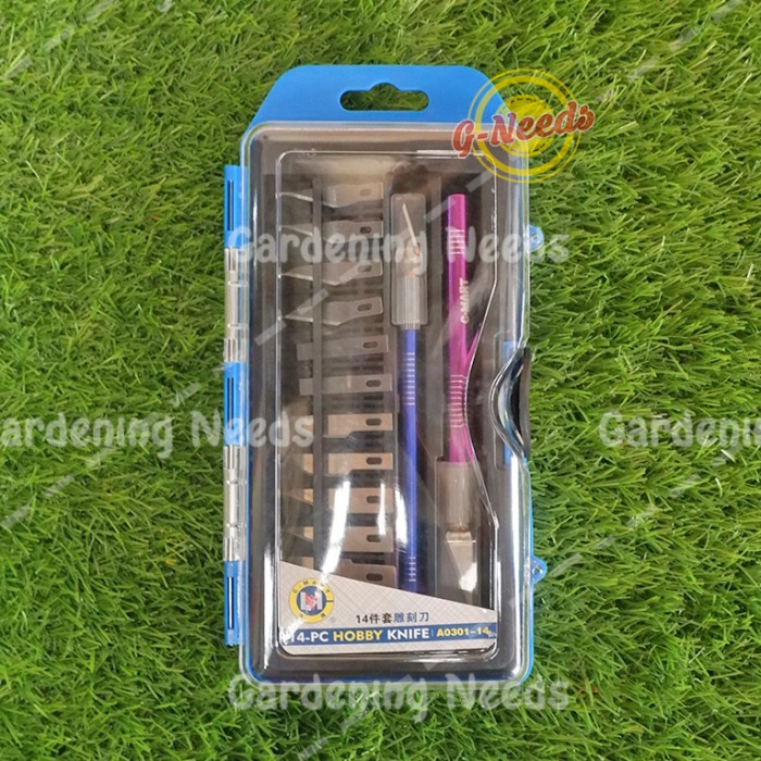 

HOBBY KNIFE SET C-MART / PISAU UKIR PAHAT / CUTTER SET A0301-14