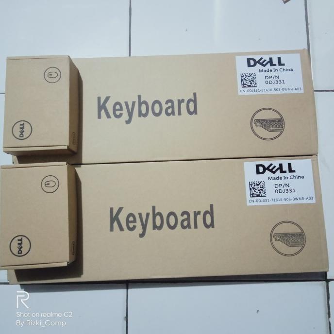 Keyboard & Mouse Usb Dell Original
